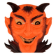 Devil Face Diecut, Germany, 1920-1930s, 10.25” H x 9.5” W, $125. Image and caption courtesy of Mark B. Ledenbach.